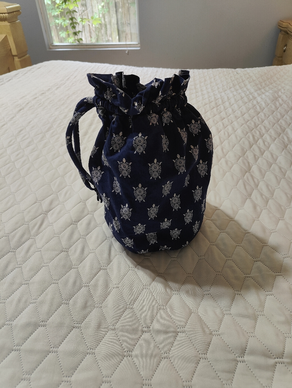 Vera Bradley Drawstring Toiletry Ditty Bag - Picture 3 of 7